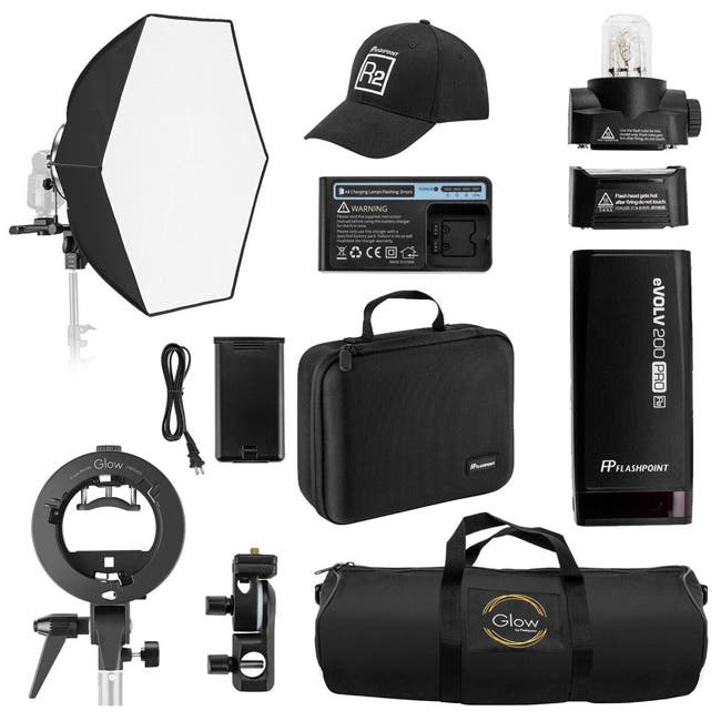 Flashpoint eVOLV 200 Pro TTL Pocket Flash Kit 