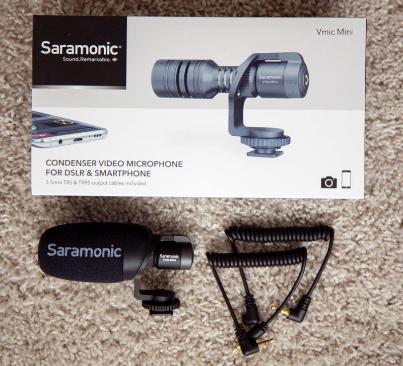 Saramonic Vmic Mini Camera-Mountable Shotgun Microphone