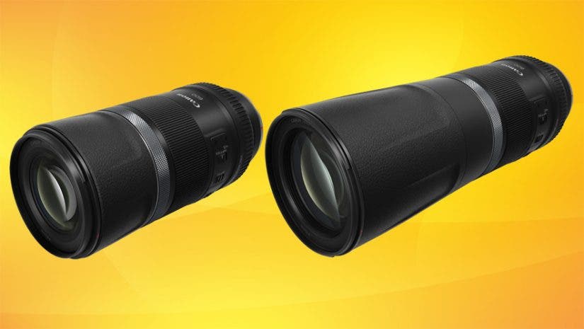 Canon RF600mm F11 IS STM Lens and Canon RF800mm F11 IS STM Lens