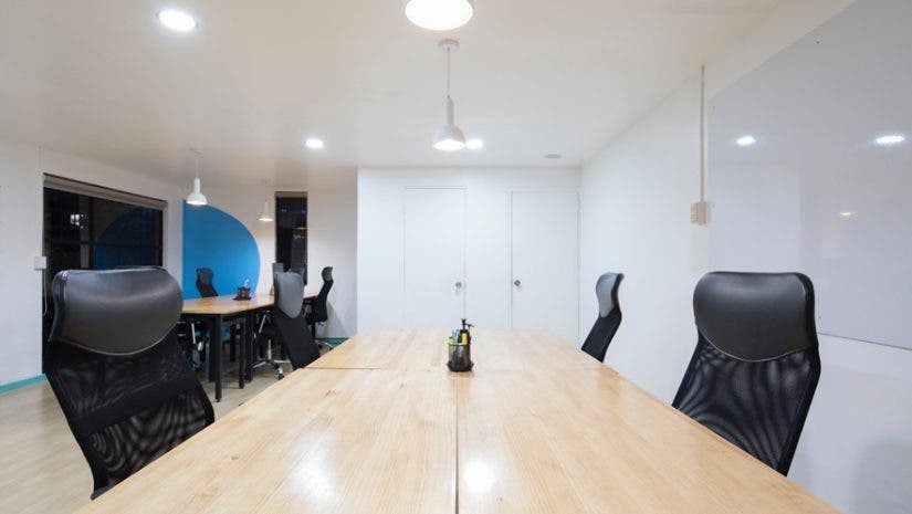 empty conference room virtual meetings