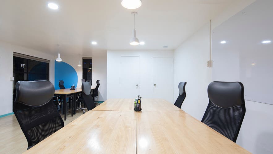 empty conference room virtual meetings