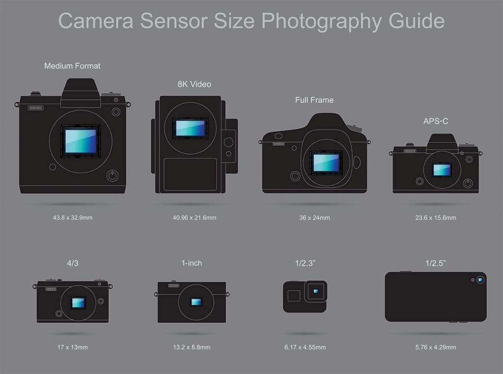 aardbeving mechanisme klasse FAQ: What are the Different Camera Sensor Sizes? - Adorama