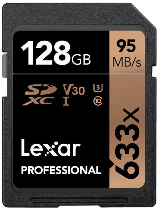 Lexar Professional Class 10 UHS-I U3 633x SDHC/SDXC Memory Card