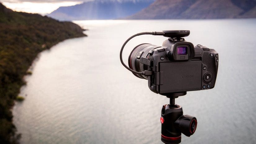 Syrp Genie Micro on camera landscape mountains outdoor photography