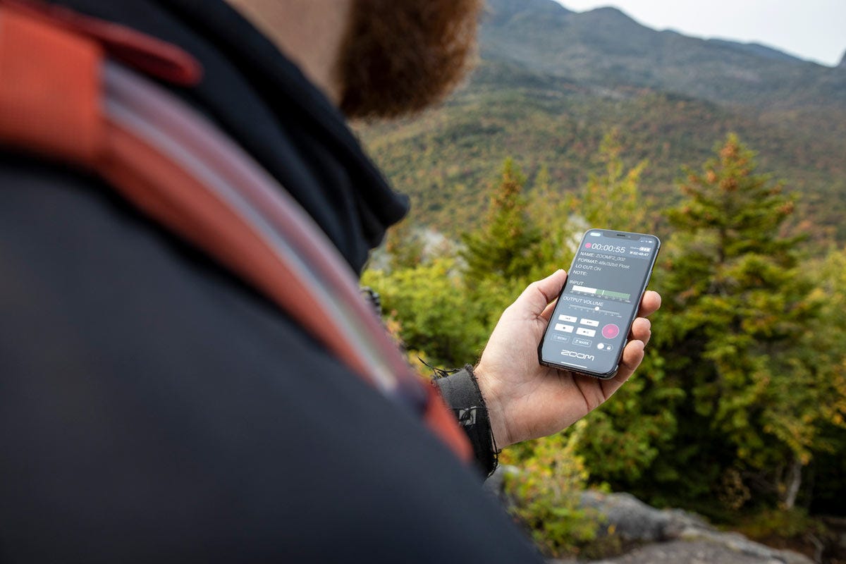 Zoom F2 Field Recorder smartphone app