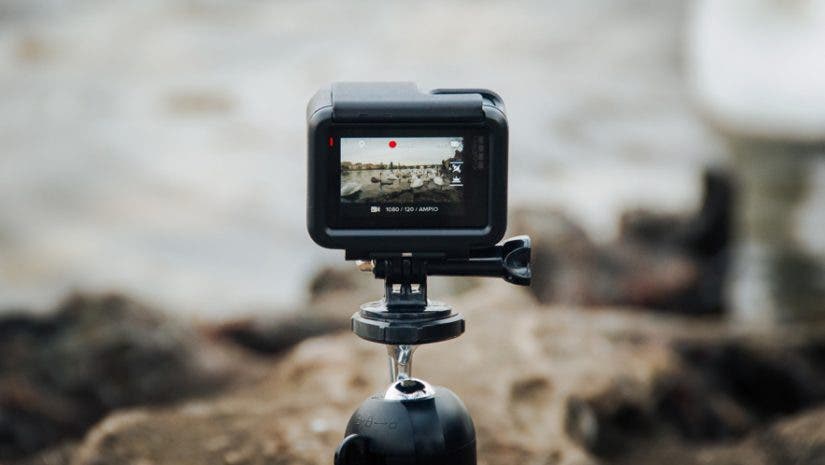 best action cameras on beach