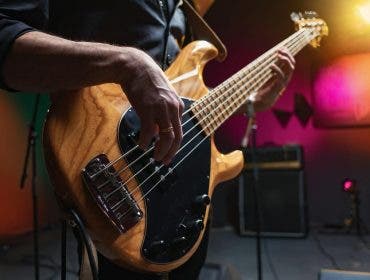 bass guitar player
