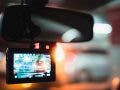 best dash cams, dash cam in car on road