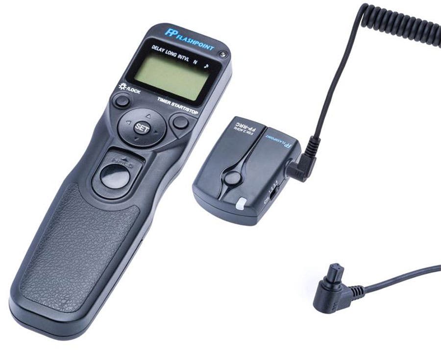Flashpoint Wireless Wave Commander Remote Shutter Release - Canon 3-Pin RS-60 E3 Accessory Port