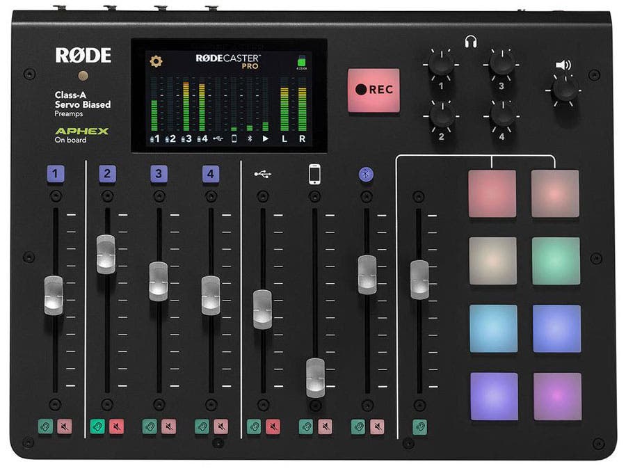 Rode Microphones RODECaster Pro Integrated Podcast Production Console 