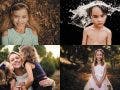 four children's portraits