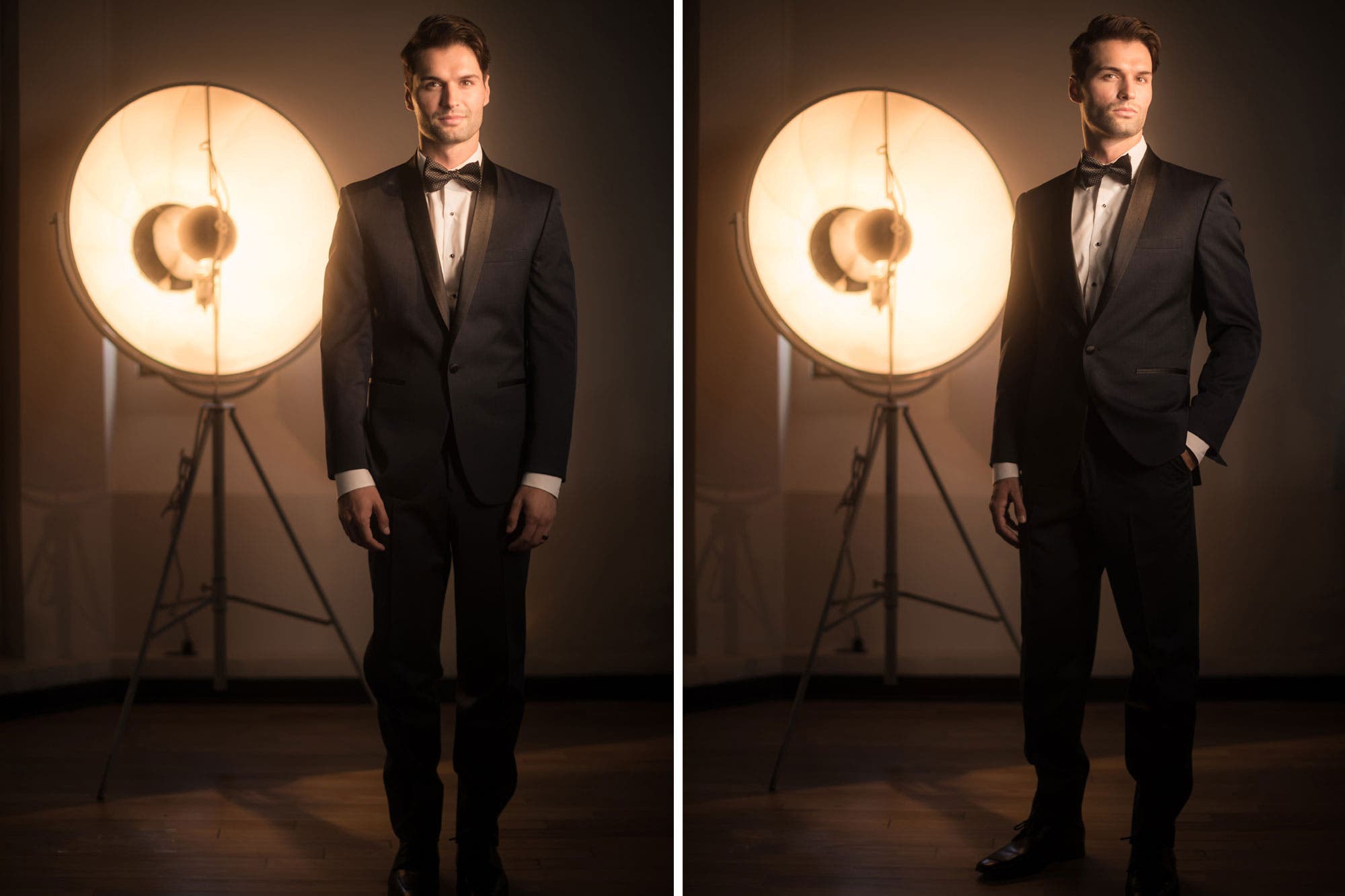 Male Model Poses Standing Before After 01