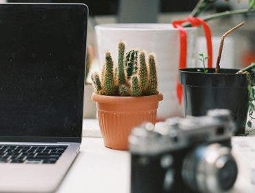 photography courses laptop and camera