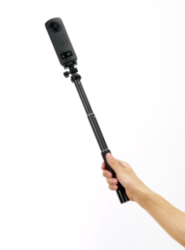 Ricoh Theta Z1 on selfie stick