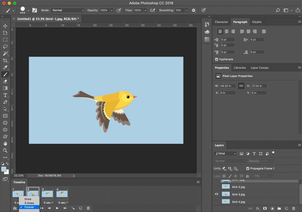 How to Make an Animated GIF in Photoshop - 42West, Adorama