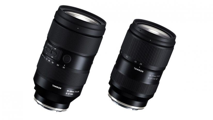 tamron lenses Tamron 28-75mm f/2.8 Di III VXD G2 Tamron lenses 35-150mm f/2-2.8 Di III VXD