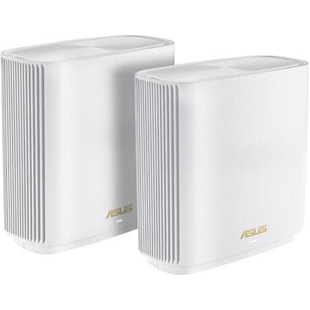 Asus XT8 ZenWi-Fi AX6600 Tri-Band Mesh Wi-Fi 6 System, White