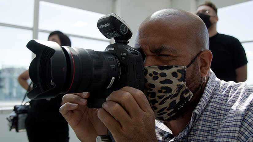 Canon EOS R3 mirrorless camera announcement hands-on review with ab sesay for adorama