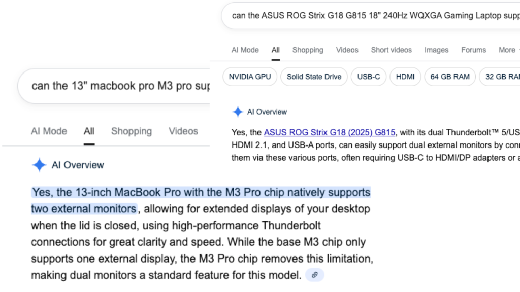A quick Google search will tell you that you can set up dual monitors with your machine