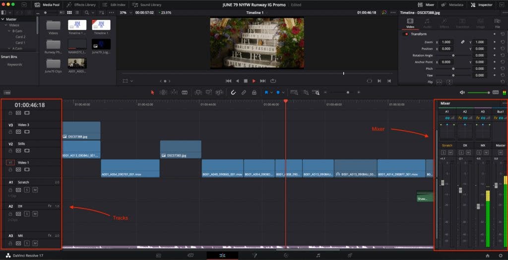 Adding Audio to the Timeline