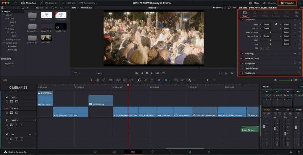 DaVinci Resolve Video Editor