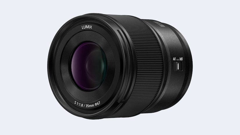 Panasonic Lumix S Series 35mm F1.8 Lens.