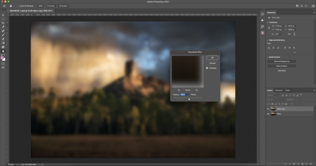 Orton Effect - Gaussian Blur