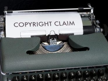 how to copyright an image