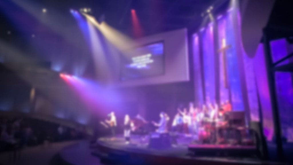 dante audio with a church choir
