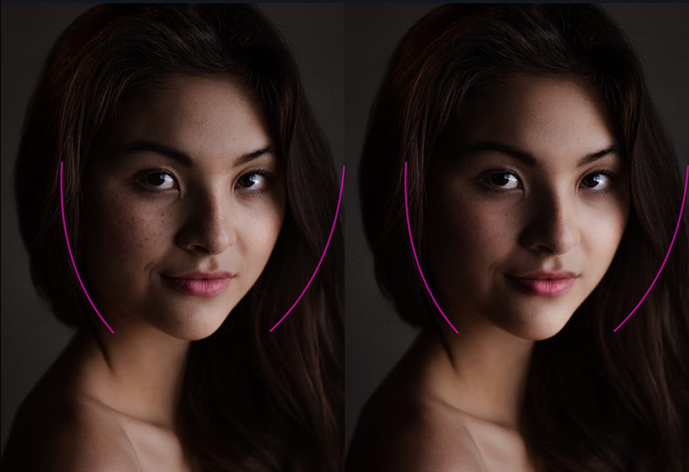 how to take a good selfie edit before and after
