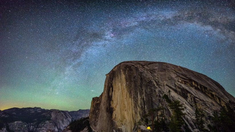 Half Dome in Yosemite Night Photography Tips
