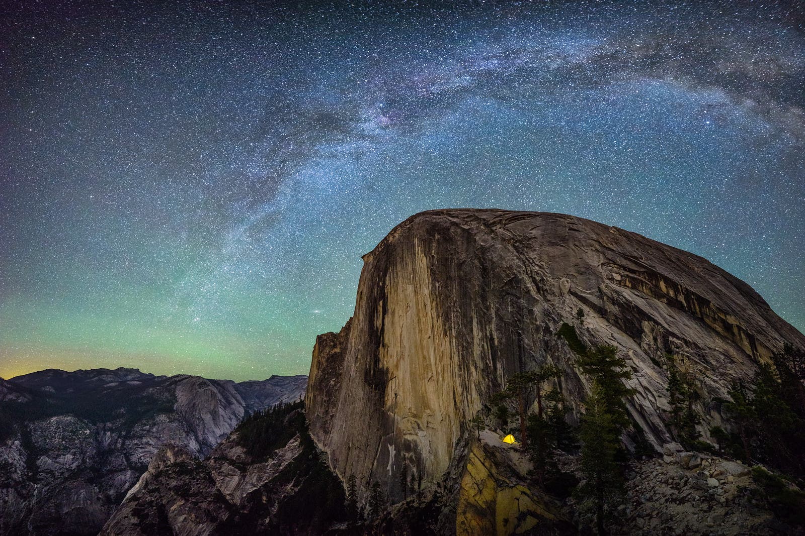 Half Dome in Yosemite Night Photography Tips