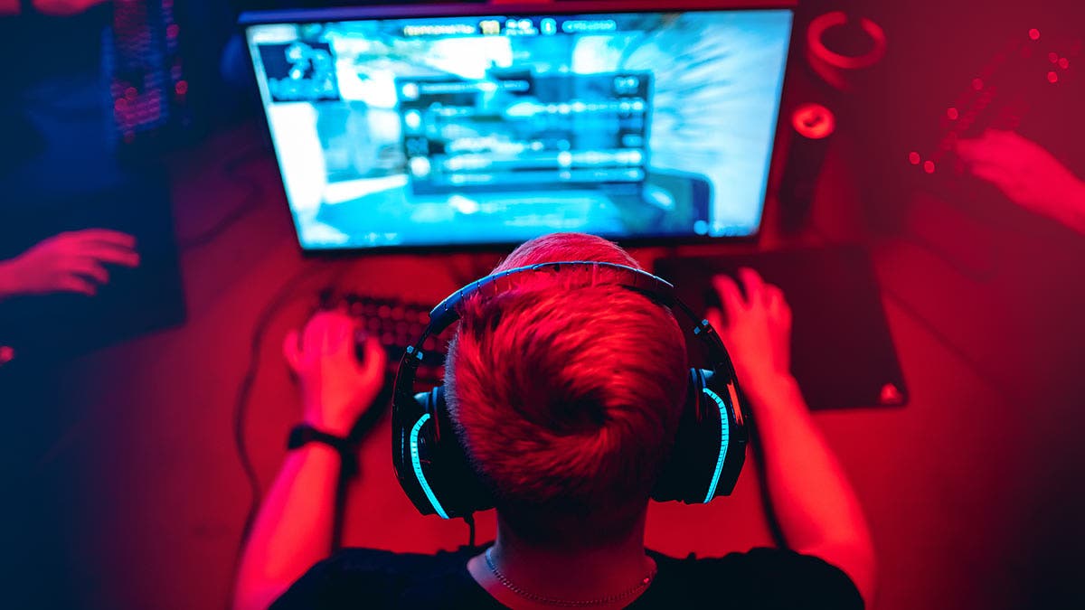 boy student in esports club