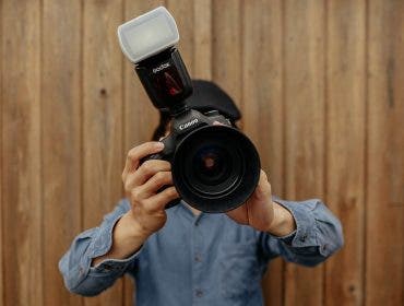 photographer with camera