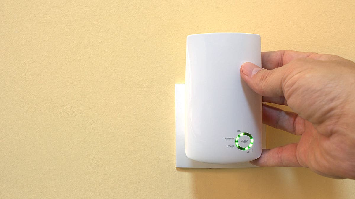 wifi extender in wall