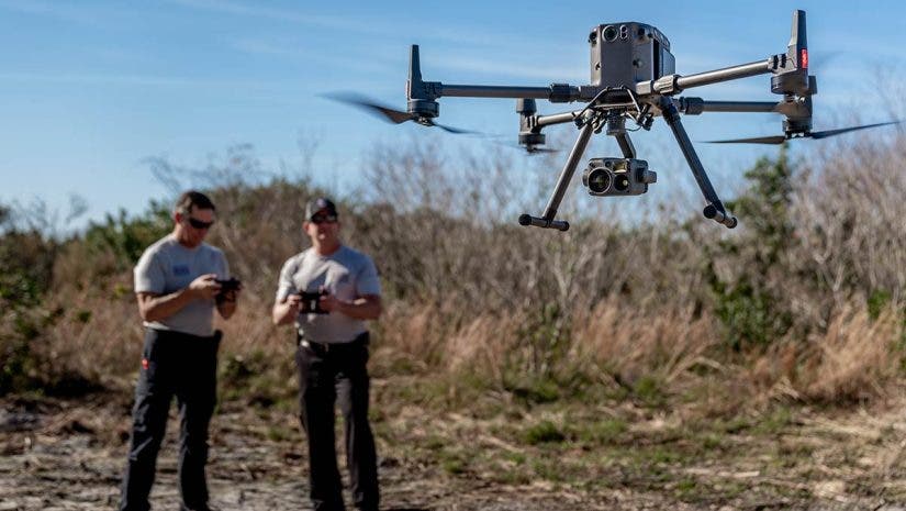 DJI matrice 300 rtk flown by public safety officers