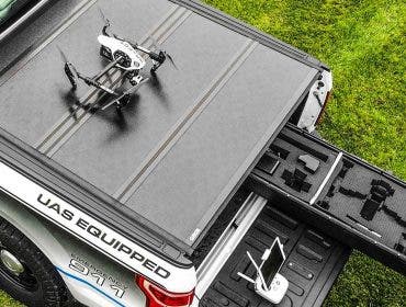 Town of Linn Police Department ford f150 truck with drone deployment technology