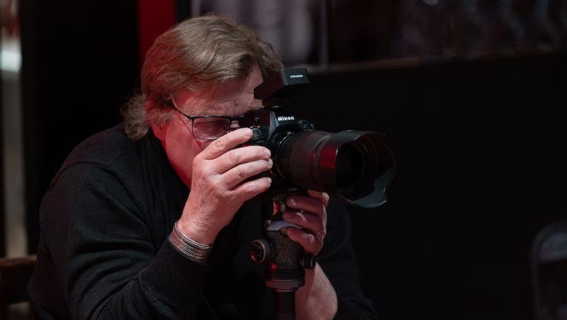 Photo taken by Fahad Jafarullah of Adorama. Joe McNally shooting with the Nikon Z 8 Camera