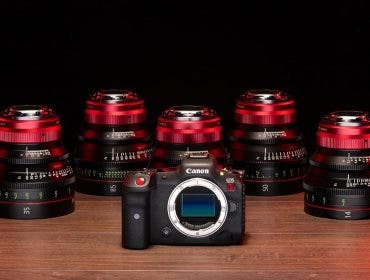 Canon RF prime cinema lenses lineup