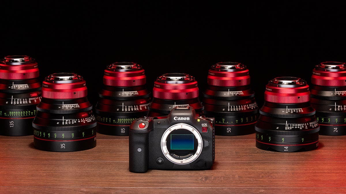 Canon RF prime cinema lenses lineup