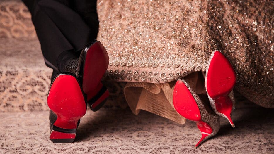 Wedding red bottom heels cheap
