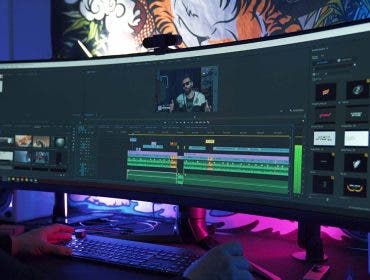 filmmaking editing on screen in premiere pro
