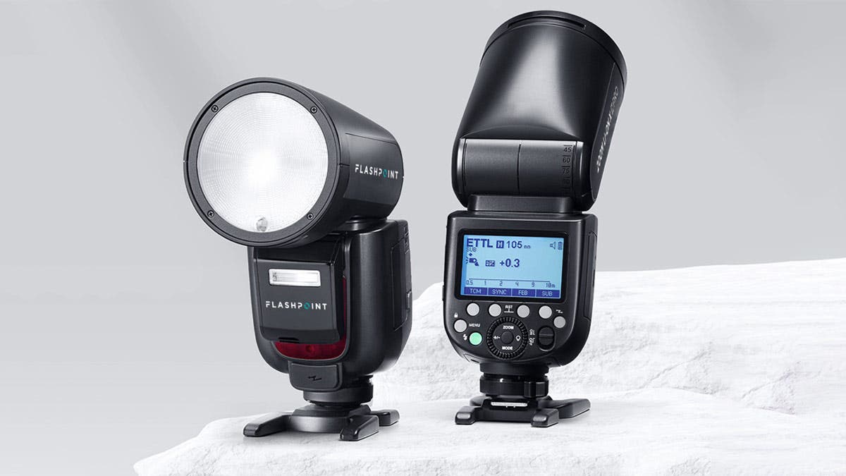 Flashpoint Zoom Li-on X R2 TTL On-Camera Round Flash Speedlight