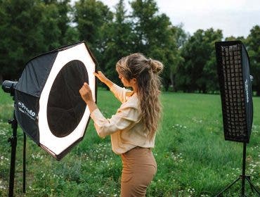 new profoto softboxes with Mira and Thilda @mirathilda
