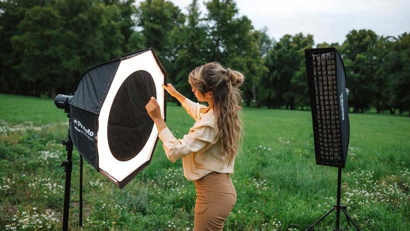 new profoto softboxes with Mira and Thilda @mirathilda
