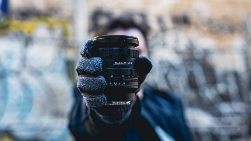 Sony FE 24-50mm F2.8G lens