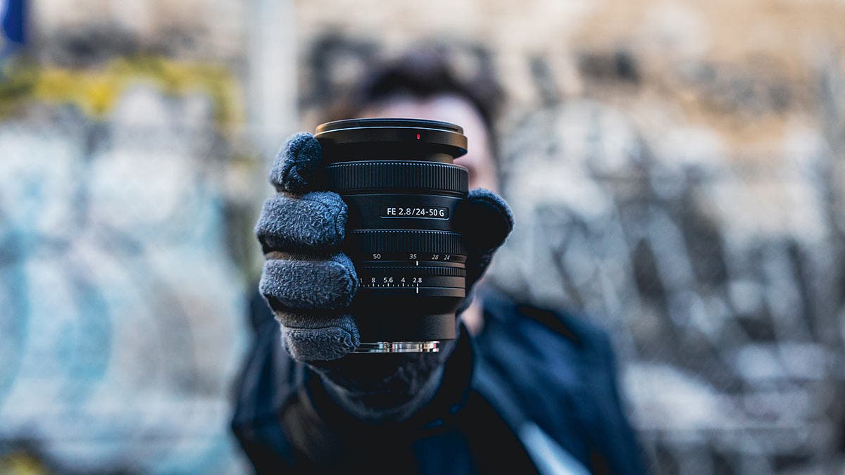 Sony FE 24-50mm F2.8G lens