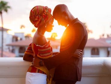 Ugandan bride Mikayla Lupmapa in Arizona wearing modern day gomesi by Solome Katongole Photo credit: © Petronella Photography http://bypetronella.com