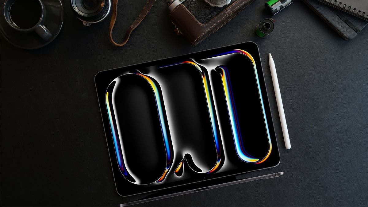 Apple iPad Pro 11" with M4 Chip - background by canva