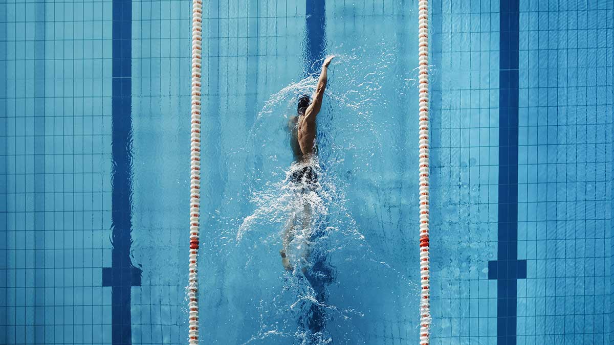 Professional Sports Photo of Swimmer